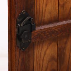 French Brutalist Oak Cabinet C 1960 - 4641143