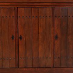 French Brutalist Oak Cabinet C 1960 - 4641145