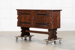 French Brutalist Pine Sideboard - 4371463