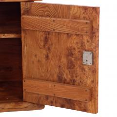 French Brutalist Style Burl Elm Buffet C 1960 - 4720521