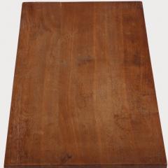 French Brutalist Style Carved Oak Table C 1930 - 4648952