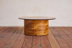 French Butcher Block Coffee Table 1970s - 4440045