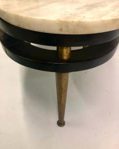 French Cantilevered Oval Cocktail Table - 1844331