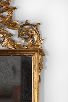 French Carved Giltwood Mirror Frame With Urn Foliage Birds Circa 1880 - 3818687