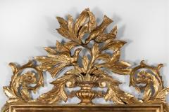 French Carved Giltwood Mirror Frame With Urn Foliage Birds Circa 1880 - 3818688