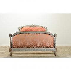 French Carved Louis XVI Style Queen Bed Frame - 3639248