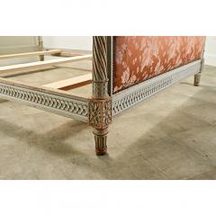 French Carved Louis XVI Style Queen Bed Frame - 3639360