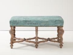 French Carved Oak Bench - 4227611