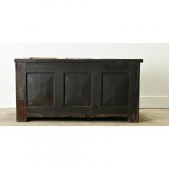 French Carved Oak Paneled Trunk - 3627179