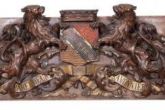 French Carved Walnut Henry Demarson Parfumeure And Savonnier Store Sign - 4643389