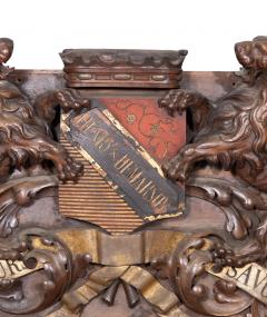 French Carved Walnut Henry Demarson Parfumeure And Savonnier Store Sign - 4643416
