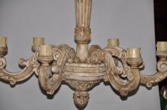 French Carved Wood Chandelier - 2016137