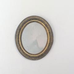French Carved and Gilt Small Oval Mirror circa 1840 - 3083955