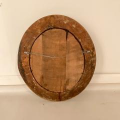 French Carved and Gilt Small Oval Mirror circa 1840 - 3083959