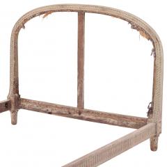 French Carved and Painted Full Size Bed C 1900 - 4742471