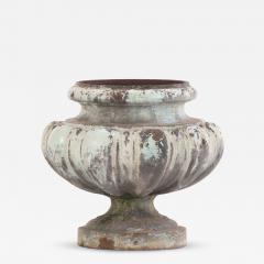 French Cast Iron Tabletop Urn C 1890 - 4727977