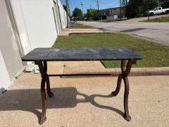 French Cast Iron Work Table - 4581835