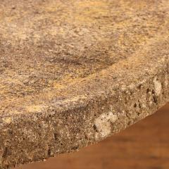 French Cast Stone Faux Bois Garden Table C 1960 - 4756332