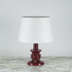 French Ceramic Bougeoir Table or Desk Lamp with Parchment Paper Shade - 3731925