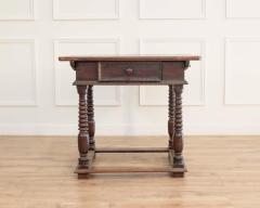 French Changer s Table from Jura in Walnut with Turned Legs 18th Century - 4437895