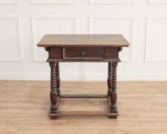 French Changer s Table from Jura in Walnut with Turned Legs 18th Century - 4437904