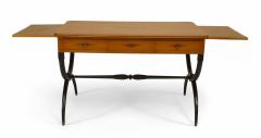 French Charles X Maple Cross Leg Table Desk - 1429107