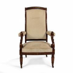 French Charles X Rosewood Arm Chair - 1402689