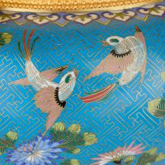French Chinoiserie Style Cloisonn Enamel and Ormolu Jardini re - 4663065