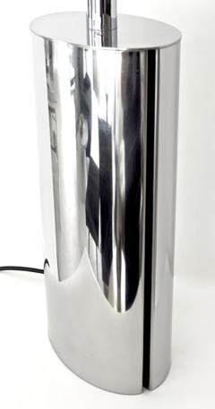 French Chrome Plated Circa 1970 Table Lamp - 433783