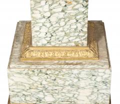 French Cipollino Marble Pedestal - 4524414
