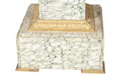 French Cipollino Marble Pedestal - 4524456