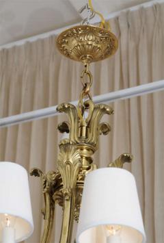 French Circa 1900 Bronze and Oversized Quartz Crystal Chandelier - 4627831