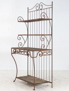 French Circa 1930 Wrought Iron tag re Boulangerie Racks - 4588811