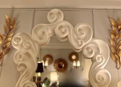 French Cloud Mirror circa 1980 Signed - 4335710