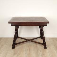 French Country Draw Leaf Table in Walnut circa 1880 - 2614991