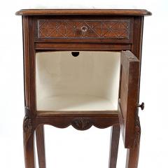 French Country or Provincial Style Marble Top Night Stand - 169703