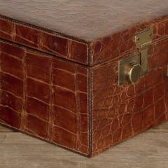 French Crocodile Skin Suitcase - 3625324