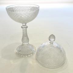 French Crystal Candy Bowl 1960s - 4503282