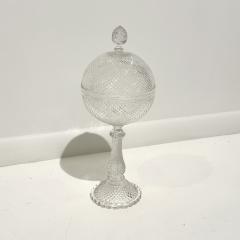 French Crystal Candy Bowl 1960s - 4503283
