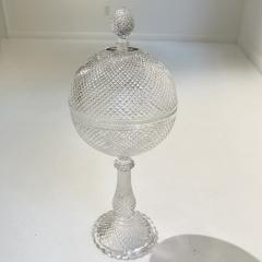 French Crystal Candy Bowl 1960s - 4503284