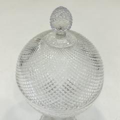 French Crystal Candy Bowl 1960s - 4503286