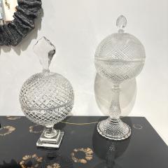 French Crystal Candy Bowl 1960s - 4503289