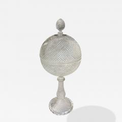 French Crystal Candy Bowl 1960s - 4574368