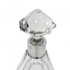 French Crystal Decanter with Sterling Neck - 4243214