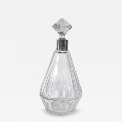 French Crystal Decanter with Sterling Neck - 4246817