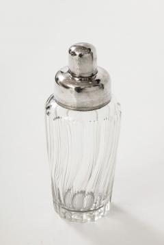 French Crystal and Silver Cocktail Shaker - 3380876