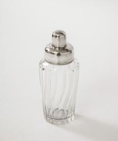 French Crystal and Silver Cocktail Shaker - 3380878