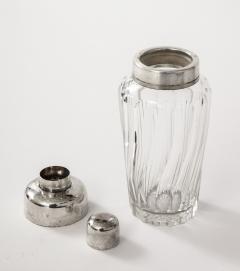 French Crystal and Silver Cocktail Shaker - 3380883