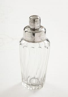 French Crystal and Silver Cocktail Shaker - 3380885