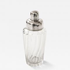 French Crystal and Silver Cocktail Shaker - 3383691